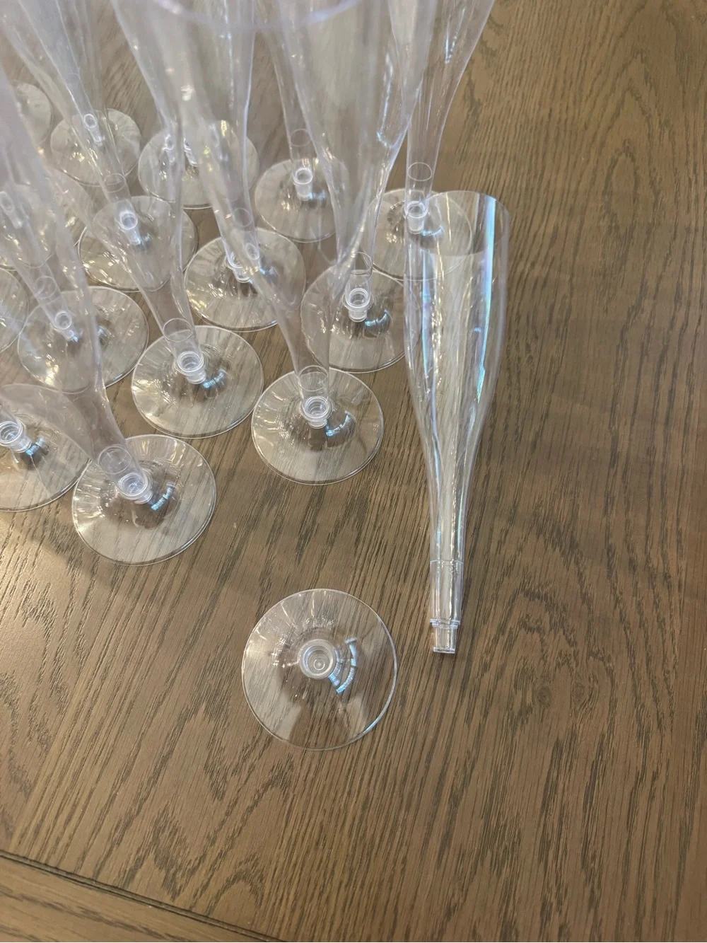 Plastic Champagne Flutes